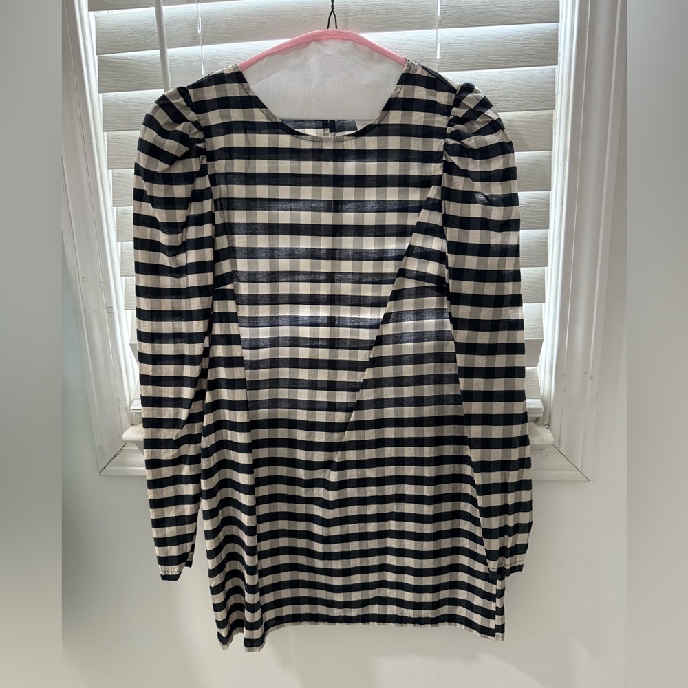 H&M Navy and White Striped Dress